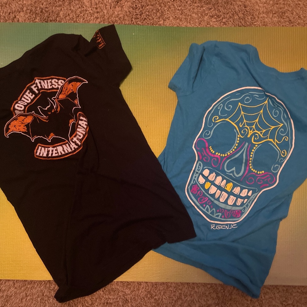Pair of Rogue women’s shirts
